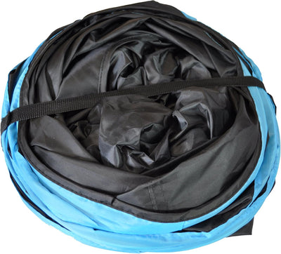 3-Way Cat Tunnels for Indoor Cats with Crinkle Cat Toy - Medium, Pink