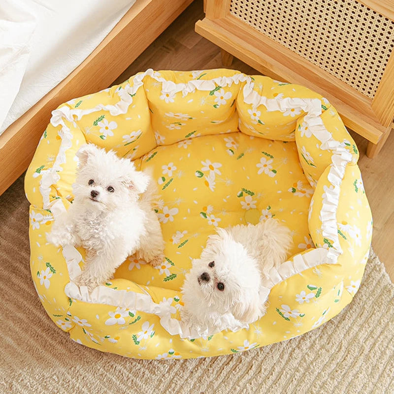 Summer Cat Bed House Kennel Dog Bed Dog Rug Cats Bed Small Dog House Cushion Sofa Bed Cat House Pet Bed Pet Tent