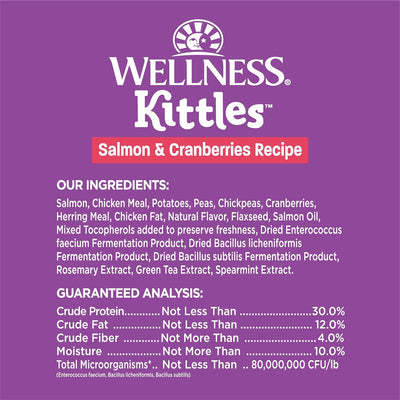 Kittles Natural Grain Free Salmon & Cranberries Cat Treats, 6 Oz, Bag