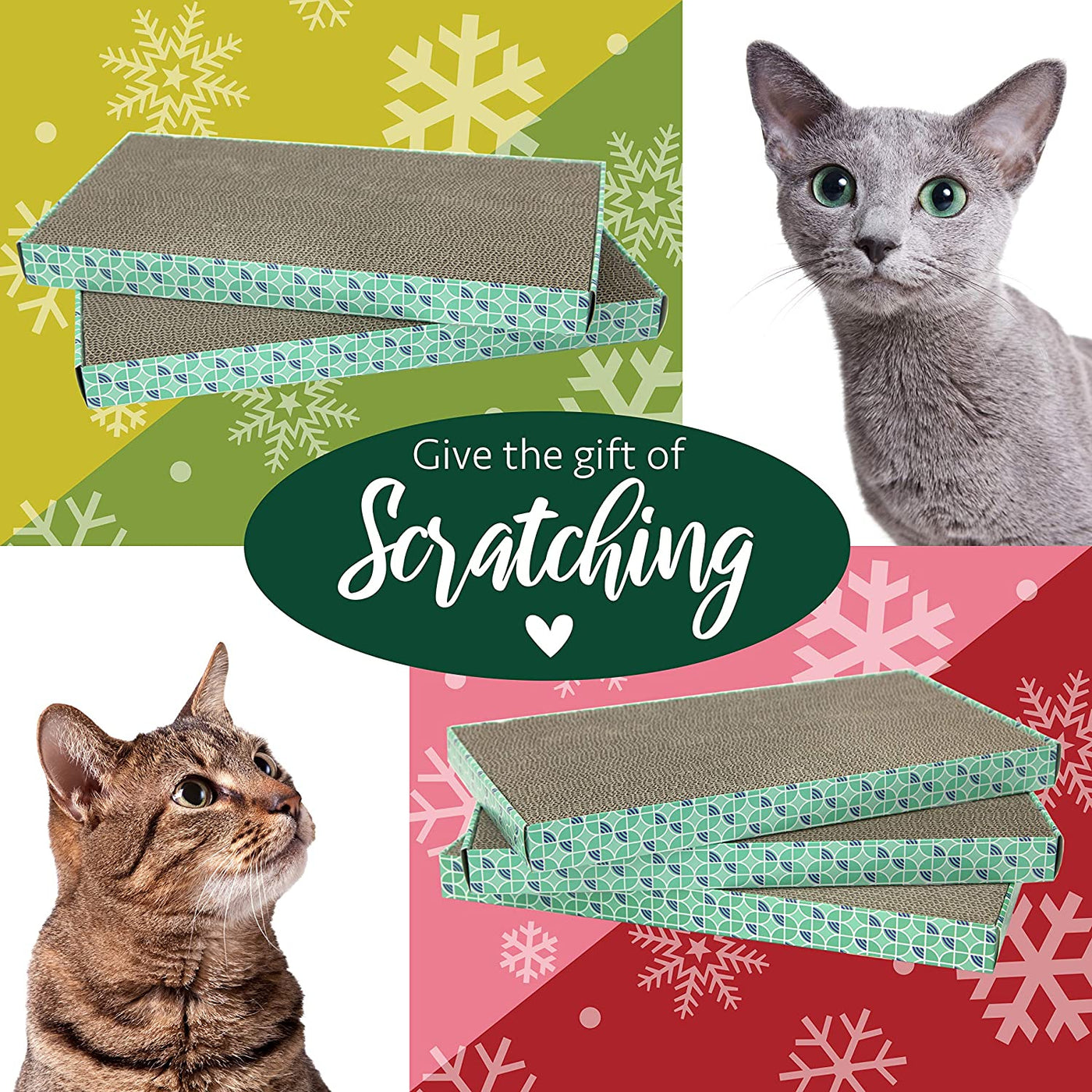 Corrugate Cat Scratch Pad, Cat Non-Stick Litter Scoop, Cat Litter Mats, Cat Litter Box Kit